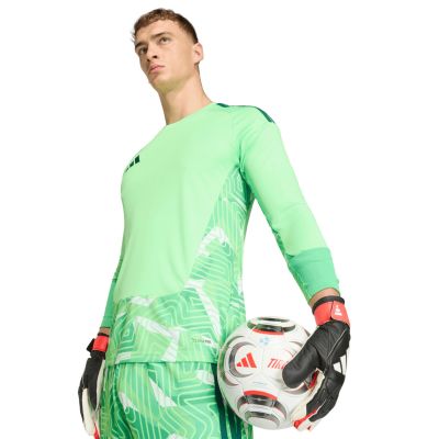 5. adidas Tiro 26 Wettkampf-Torwarttrikot für Herren, langärmlig, Grün, KB5249