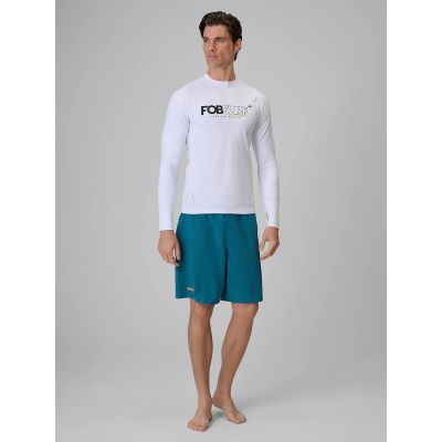7. Langarmshirt für Schwimmen und Wassersport mit UPF50+ Filter, Herren 4F 4FRSS26TFWLM004-10S