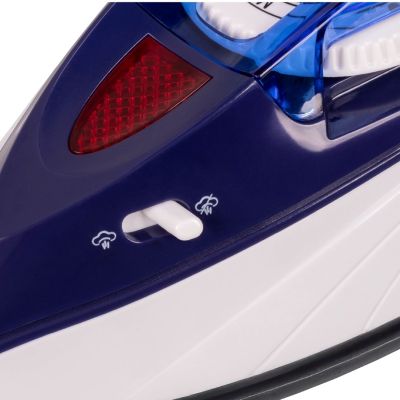 12. ELDOM DA50 900W Reisebügeleisen, blau, zum Trockenbügeln, mit Dampf 15 g/min, Dampf Boost 70 g/min