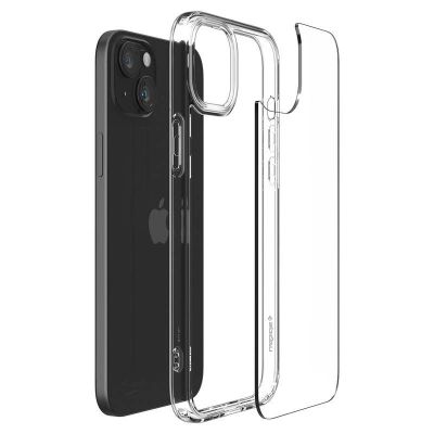 12. Spigen Crystal Hybrid-Hülle für iPhone 15 Plus – transparent