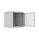 6. LANBERG 19" 12U 600X600 GRAUER WANDMONTIERTER RACK-SCHRANK MIT PERFORIERTEN TÜREN (FLAT PACK)