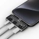 6. Satechi Mobile XR Hub, mobiler USB-C-Adapter mit Audio (1x USB-C 100W PD; 2.0 Daten und Audio, 1x USB-C DP 1.4 4K@60Hz; 3.0 10 Gbit/s, 1x 3,5-mm-Audio-Ein-/Ausgang), Space Grau