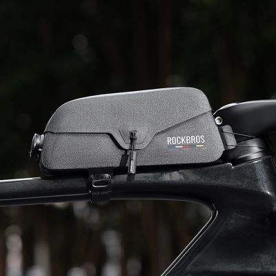7. Rockbros AS-134 ROAD TO SKY 0,9L Rahmentasche, wasserdicht – Schwarz