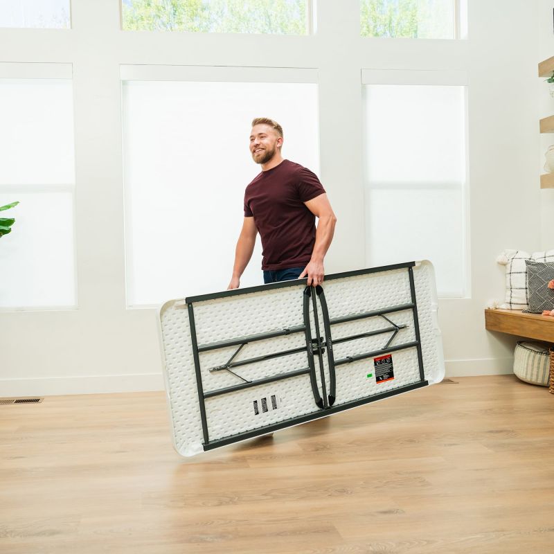 8. LIFETIME KLAPPELTISCH 183CM 80955