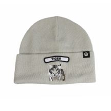 Goorin Bros. Soft Rock Tiger Beanie, silberne Woll-Wintermütze - 107-1798-SIL