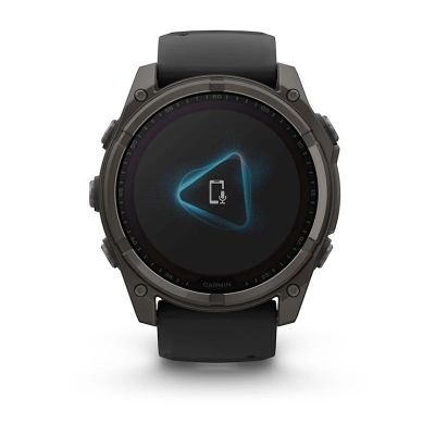 14. Garmin Fenix 8 Solar Saphir Titan Carbon Grau DLC Schwarz Uhr