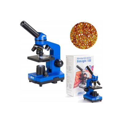 2. Delta Optical BioLight 100 Mikroskop (blau)
