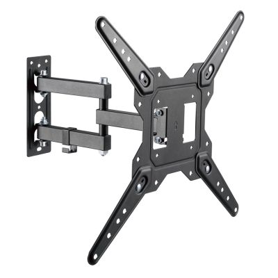 4. MACLEAN TV- ODER MONITORHALTERUNG, UNIVERSAL, MAX. VESA 400X400, 23-55", 30KG, SCHWARZ MC-701N