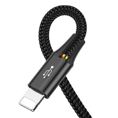 3. Baseus Kabel USB 4in1 Kabel, 2x Lightning / USB Typ C / Micro USB, Nylon geflochten 3.5A 1.2m schwarz (CA1T4-A01)