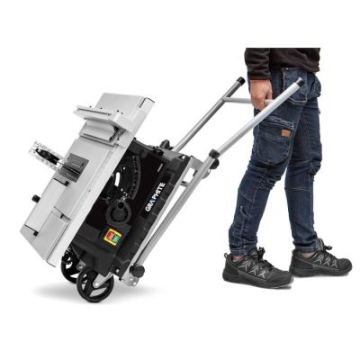 5. Graphit 59G823 Holzsägenständer Schwarz, Grau 4 x Beine
