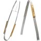 24. 3-in-1 Grillbesteck-Set mit Holzgriff