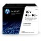 19. HP 87X 2x Schwarz LaserJet Tonerpatrone