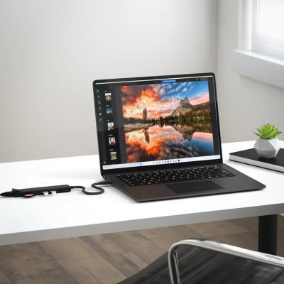 9. Satechi ST-P7SK USB-Typ-C Hubs und Konzentratoren 10000 Mbit/s Schwarz