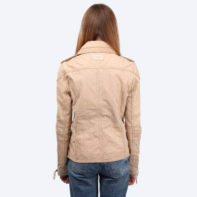 3. Wrangler Damen Büffellederjacke W4003ZB29
