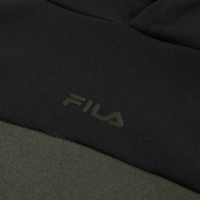 9. Fila Rivoli Herren Sweatshirt oliv und schwarz FAM1121 63185