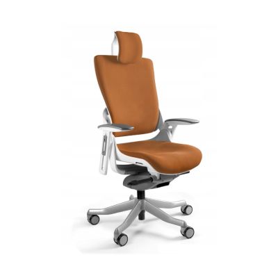 Wau 2 BL405 Bürostuhl, Stoffbezug Mandarin/Weiß