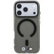 3. BMW M IML MagSafe Hülle mit mattiertem Metalllogo und Zierleisten für iPhone 18 Pro Max / 17 Pro Max – Schwarz