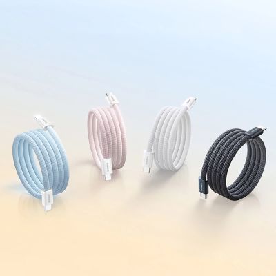 10. Baseus Dynamic 4 Pro 100W USB-C - USB-C Magnetkabel 1m - Weiß