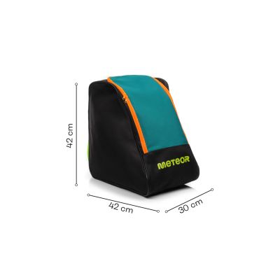 10. Meteor Croma Skischuhtasche Grün/Schwarz