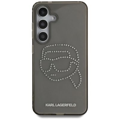 3. Karl Lagerfeld Rhinestones Karl Head Logo Samsung Galaxy S25 Hülle schwarz