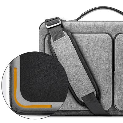 3. 13-14 Tech-Protect Defender Bag Laptoptasche – Grau