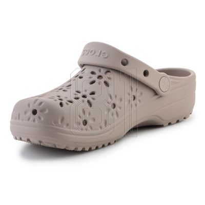 3. Crocs Classic Floral Cut Out Clog W 210927-214 Pantoletten