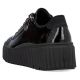 8. Rieker W N2501-00 schwarze Keilschuhe