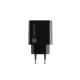 NATEC RIBERA USB-A + USB-C 20W POWER DELIVERY LADEGERÄT SCHWARZ NUC-2062