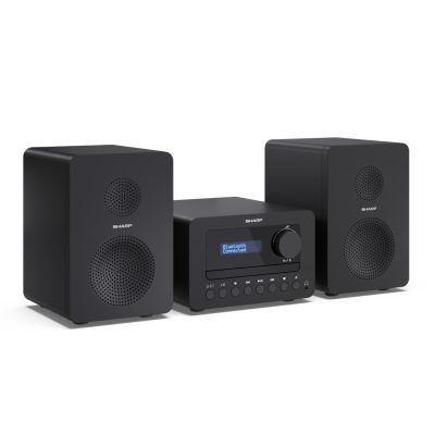 Sharp TOKYO DAB+ HiFi Mikro-System 40W Schwarz Heim-Audio-Mikro-System