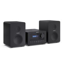 Sharp TOKYO DAB+ HiFi Mikro-System 40W Schwarz Heim-Audio-Mikro-System