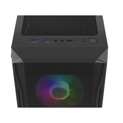 33. FURY COMPUTERGEHÄUSE FURY SHOBO SH4F RGB MIDI MIT FENSTER SCHWARZ