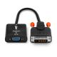 5. Lindy 38189 0,1 m DVI-D VGA (D-Sub) Kabeladapter Schwarz