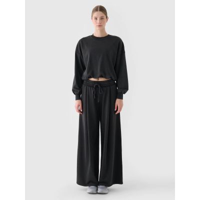 4. Damen Sweatshirt ohne Reißverschluss und Kapuze 4F 4FRSS24TSWSF2032-20S