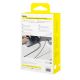 3. Baseus Wolfram Gold 100W USB-C Kabelset – USB-C 1 m, 2 m, 3 m – Schwarz