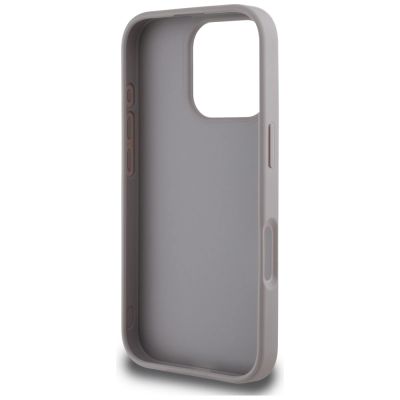 7. Guess Grained Roses Big 4G Logo iPhone 16 Pro Hülle - Lila