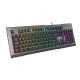 6. GENESIS Rhod 500 RGB Gaming-Tastatur USB QWERTY Portugiesisch Schwarz, Silber