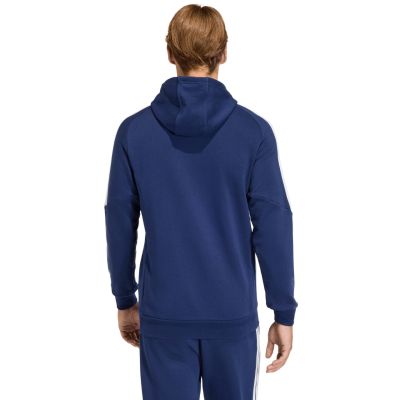 3. adidas Tiro 26 League Sweatshirt-Kapuzenpullover mit durchgehendem Reißverschluss für Herren, Marineblau, KF3320