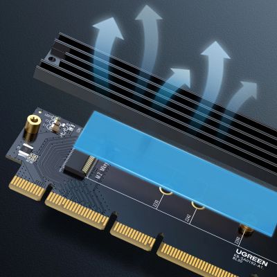 5. Ugreen CM465 PCIe 4.0 x4 auf M.2 NVMe M-Key Erweiterungskarte – Schwarz
