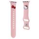 3. Hello Kitty Silikon-Kopfband für Apple Watch 42/44/45/49 mm – Rosa