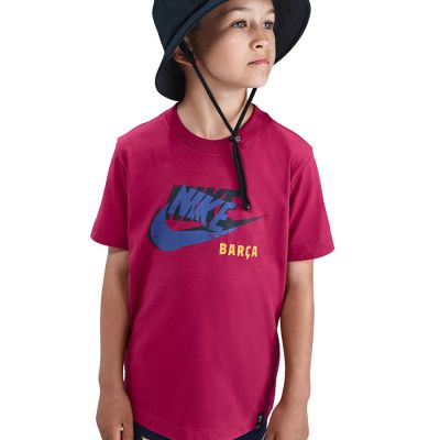 3. Nike FC Barcelona Fußball-T-Shirt für große Kinder, HQ8362-620