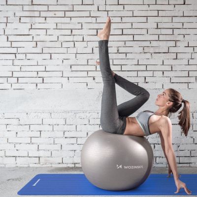 10. Wozinsky Gymnastikmatte 181 x 63 x 0,9 cm dicke Gymnastik-Yogamatte blau