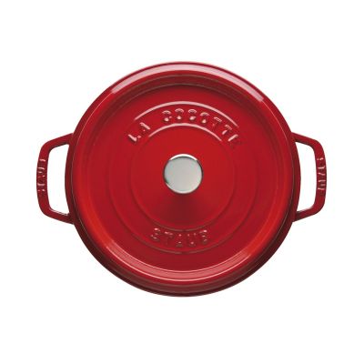 2. Staub Runder Gusseisentopf – 3,8 l, Rot
