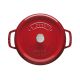 2. Staub Runder Gusseisentopf – 3,8 l, Rot