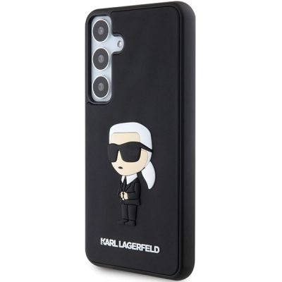 2. Karl Lagerfeld 3D Rubber Ikonik Hülle für Samsung Galaxy S24 – schwarz