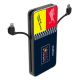 Powerbank Mophie Powerstation Plus 10K Red Bull Racing – Powerbank 10000 mAh mit integriertem USB-C- und Lightning-Kabel (1x USB-C-Anschluss)