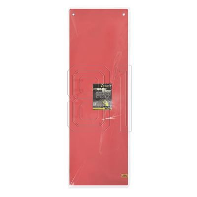 4. HMS Premium MFK03 Rot-Schwarze Club Fitnessmatte mit Löchern 