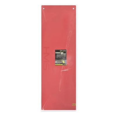 4. HMS Premium MFK03 Rot-Schwarze Club Fitnessmatte mit Löchern 