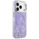 4. Guess IML Shell Script Metal MagSafe Hülle für iPhone 17 Pro Max – Lila