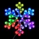 6. DEKORATIVER HÄNGE-SCHNEEFLOCKE 31,5 x 36 CM 60LED RGB TIMER USB