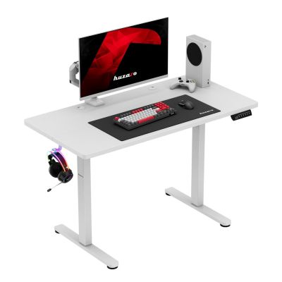 6. Huzaro Hero 8.1 Weißer Gaming-Schreibtisch